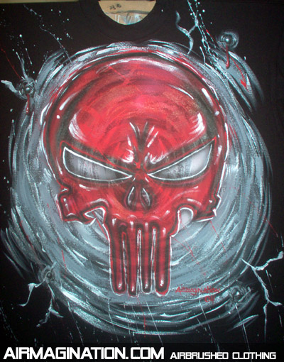 Punisher skull shirt