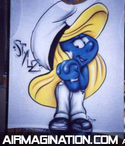 Smurfette shirt