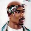 2pac bandana shirt graphic
