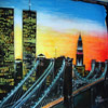 New York city skyline photography backdrop image