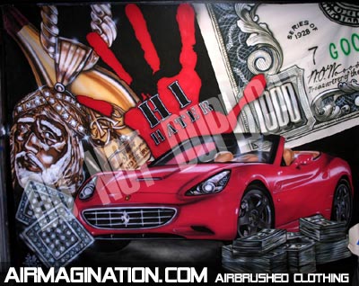 Hi Hater photo backdrop