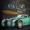 classic car backdrop