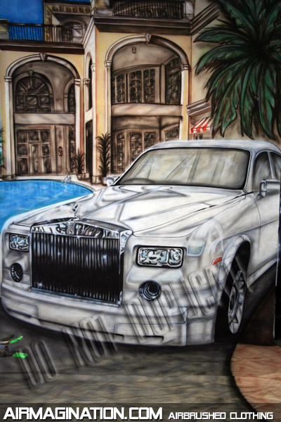 Bentley photography backdrop