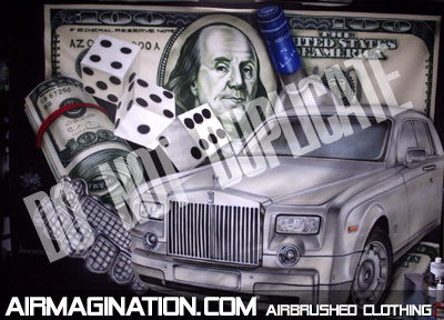 Bentley Money photography back drop