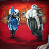 bikers photo backdrop