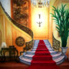 staircase photography backdrop