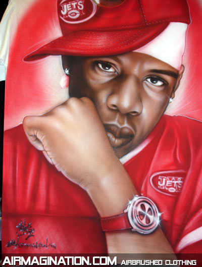 Jay Z jets outfit shirt