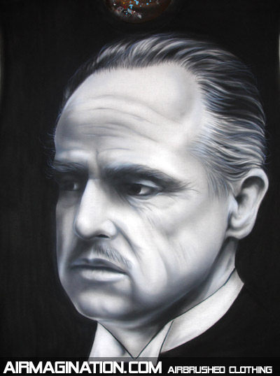 The Godfather airbrushed t shirt