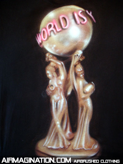 The World is Yours Statue shirt