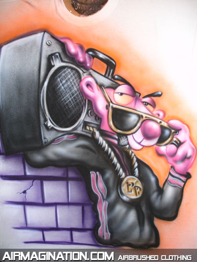 Pink Panther Breakdancer shirt
