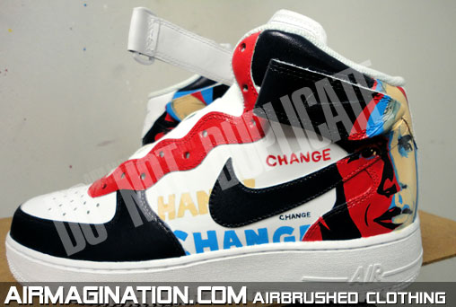 Barack Obama Hope and Change shoes