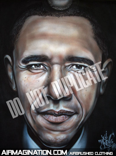 Barack Obama airbrushed shirt