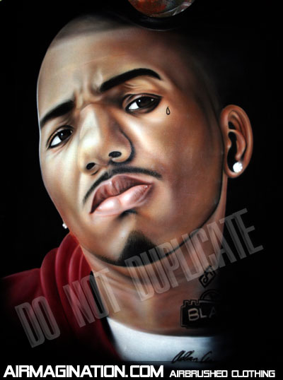 rapper The Game custom airbrushed shirt