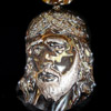 Gold Jesus Medallion