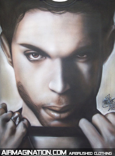 Prince airbrushed shirt