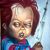 chucky of child's play airbrush shirt