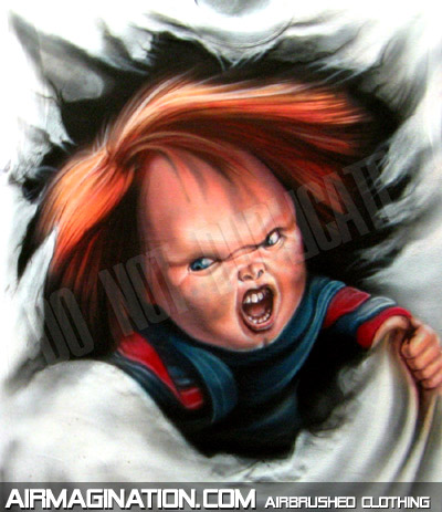 Chucky Busting Out shirt