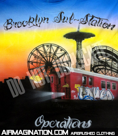 custom Coney Island shirt