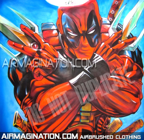 custom Deadpool shirt