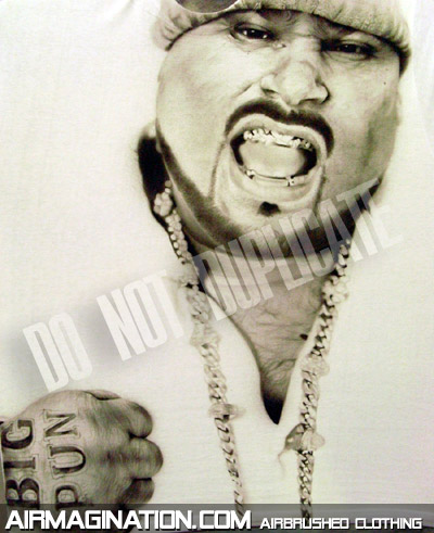 Big Pun gold fangs shirt