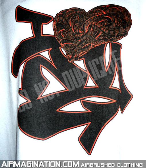 I Love New York digital print shirt