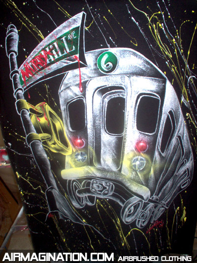Subway train shirt