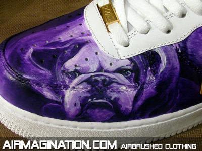 custom Omega Psi Phi Air Force Ones