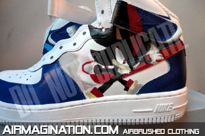 Sonic vs Shadow custom shoes