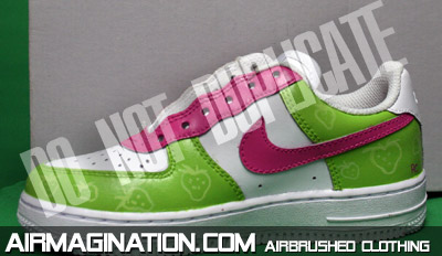 Strawberry Shortcake Air Force Ones