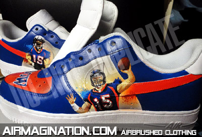 Denver Broncos Tim Tebow shoes