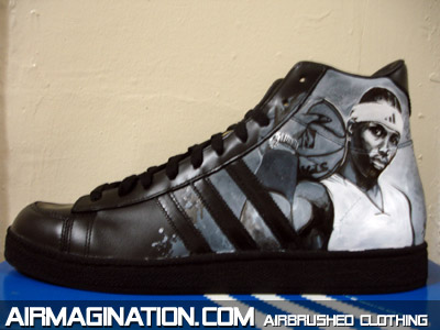 Adidas airbrush shoes