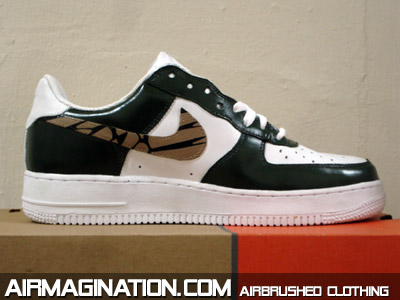 hand painted air force 1s
