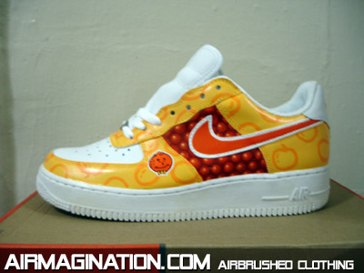 cherry head airbrush shoes
