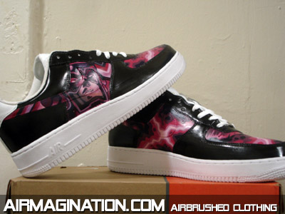 Galactus airbrush shoes