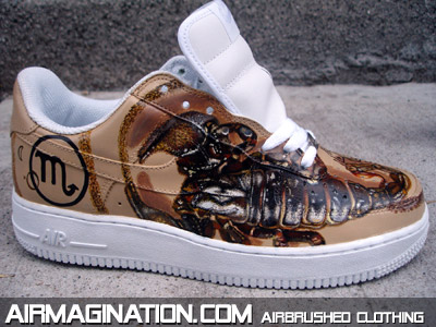 scorpion scorpio airbrush shoes