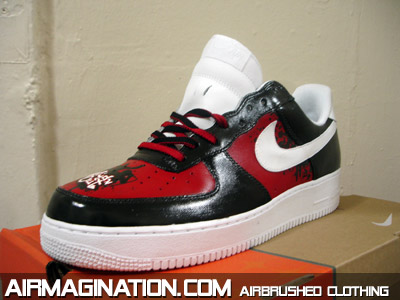 Wildin Out airbrush shoes