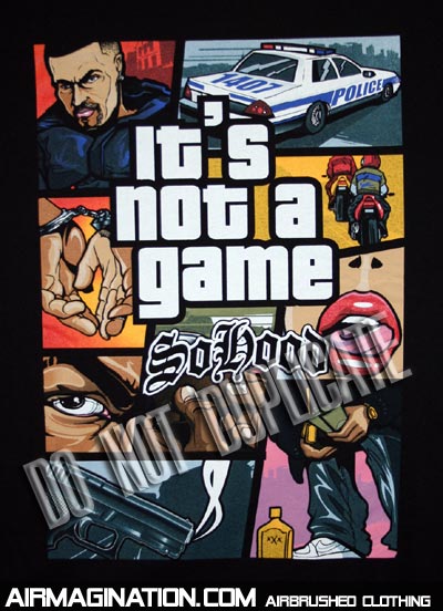 GTA san andreas vice city style shirt
