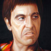 scarface tony montana airbrush t shirt graphic